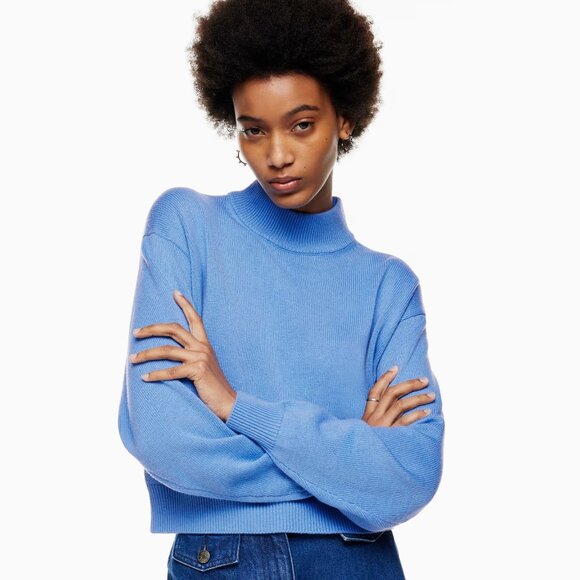 Aritzia - Sunday Best - Harper Sweater Blue - Picture 1 of 10